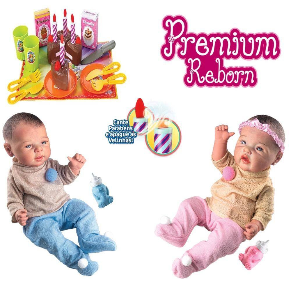 Bebê Reborn Gêmeos Atticus, Boneca, Promoção Pronta Entrega