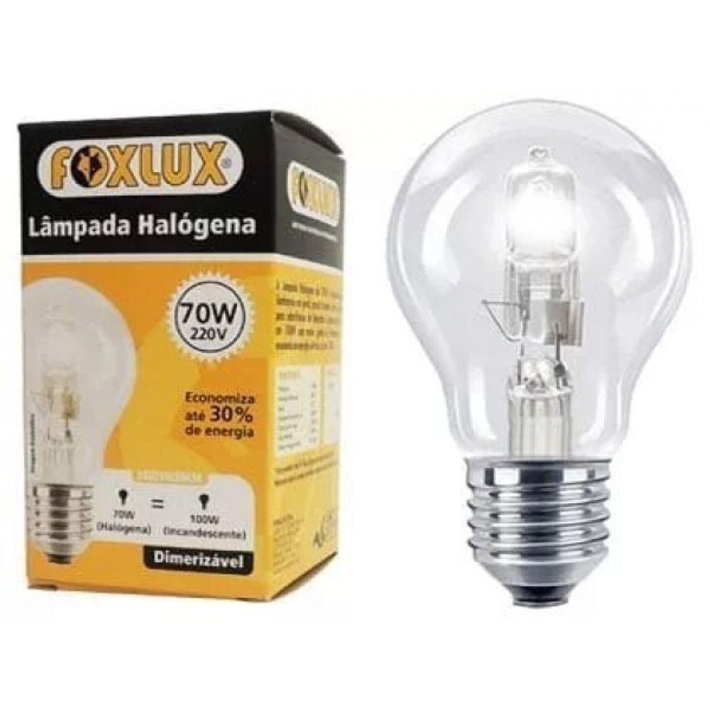Lampada Halogena Classica 70W 220V Foxlux