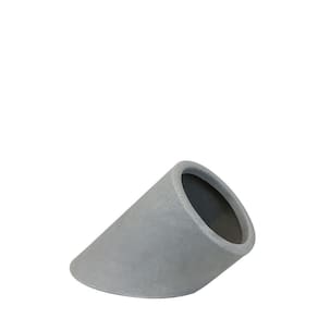 Vaso Tubo 12 X 26 Cm Cor 19 - Antique Cimento