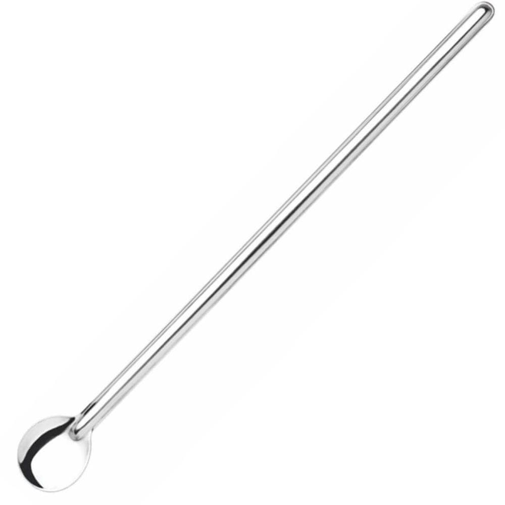 5 Colheres Bailarina Inox para Drinks Gin Coquetel Suco Longa Barman 30cm Mexer Simonaggio