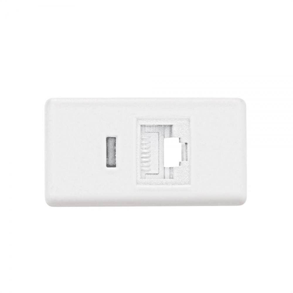 Tomada Rj45 (Cat 6) Branca Tramontina