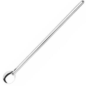 25 Colheres Cabo Longo Bailarina Inox para Mexer Suco Drinks 30cm Moniz Simonaggio