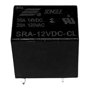 Rele Eletromecânico 12V Corrente 20A Model. SRA-12VDC-CL