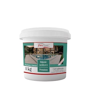 Rejunte Acrílico Flexfloor 1kg - Ultra Liso - Impermeável - Flexível