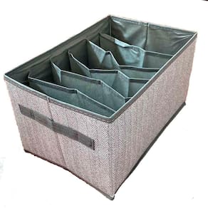 Organizador de Roupas Caixa Armazenamento Para Guarda-Roupa 6 Divisórias