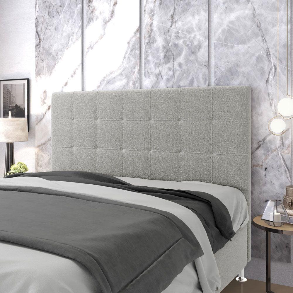 Cabeceira Áurea 160 / N-038 Bouclê Cinza Aradecor