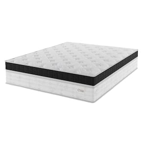 Colchão Duplo Molejo 41cm 1,98m 1,58m Chile Yescasa Preto