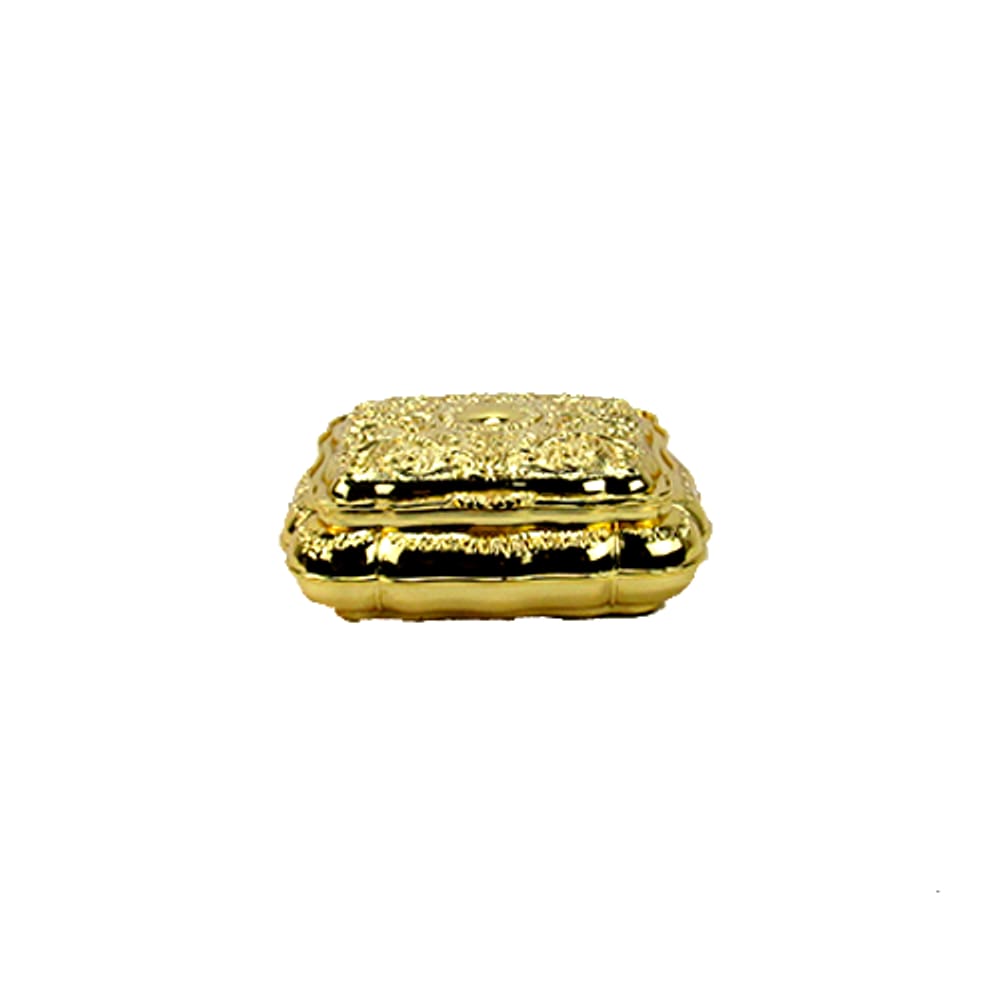 Porta Joias Zamac Dourado - 10x13x5cm - 22249