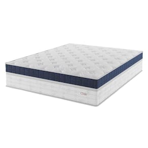 Colchão Duplo Molejo 41cm 2,03m 1,93m Chile Yescasa Azul