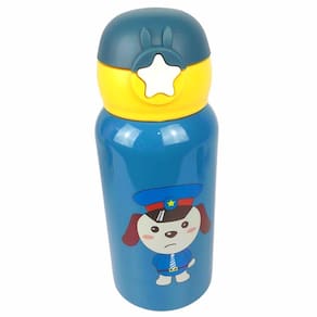 Garrafa Térmica Infantil Cachorro Policial 500ml com bolsa