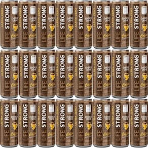 Energético Life Strong Energy Drink 24 Unidades Coffee