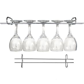 Suporte Organizador de Armário Porta Taças Cromado 42cm