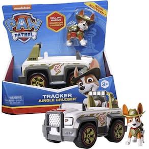 Patrulha Canina Boneco Tracker Veiculo Jungle Cruiser Sunny