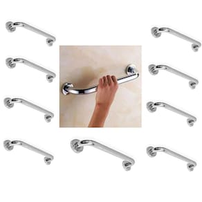 Alça De Apoio 30cm Barra Suporte Kit 10 Uni Anti Queda Idoso Gestante Cadeirante
