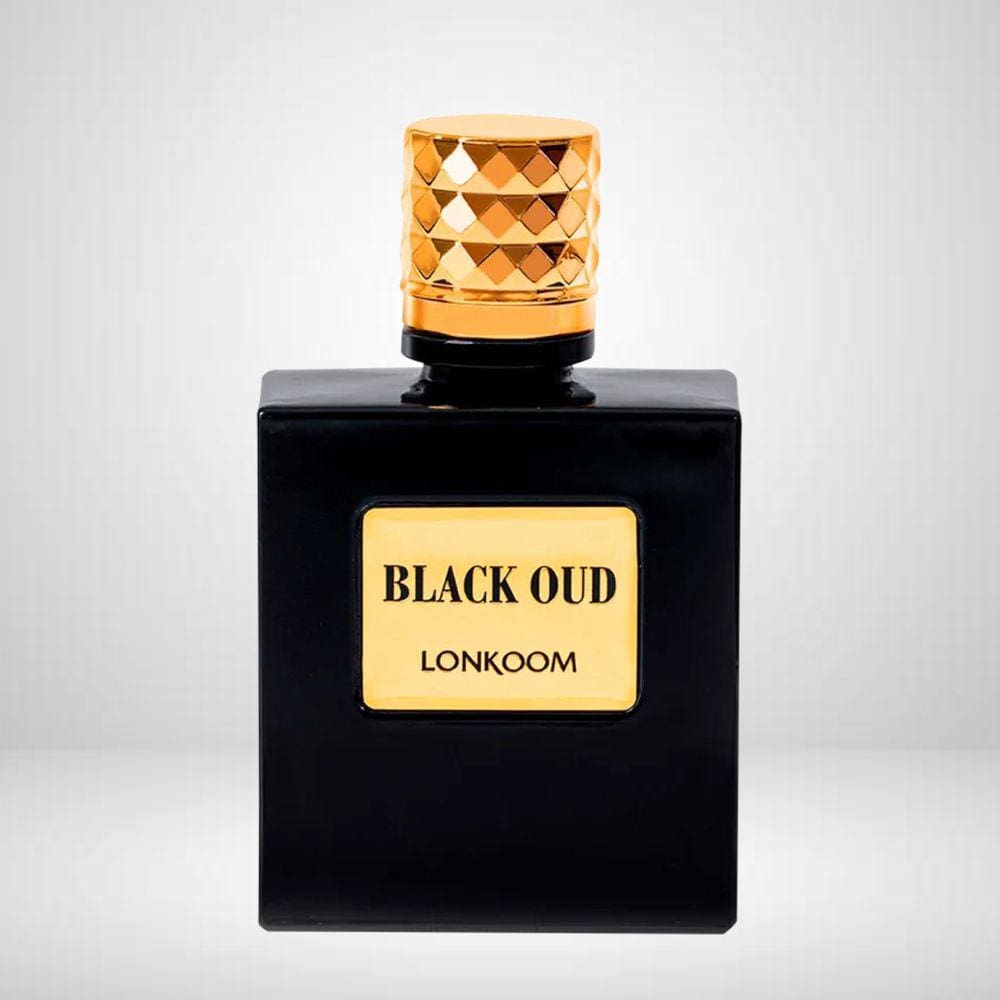 Perfume Black Oud For Men Lonkoom - Masculino - Eau de Toilette 100ml
