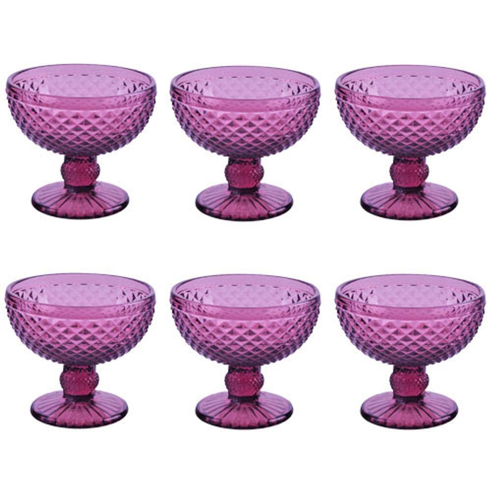 Jogo de 6 Taças Bordo para Sobremesa - 310ml - 35679