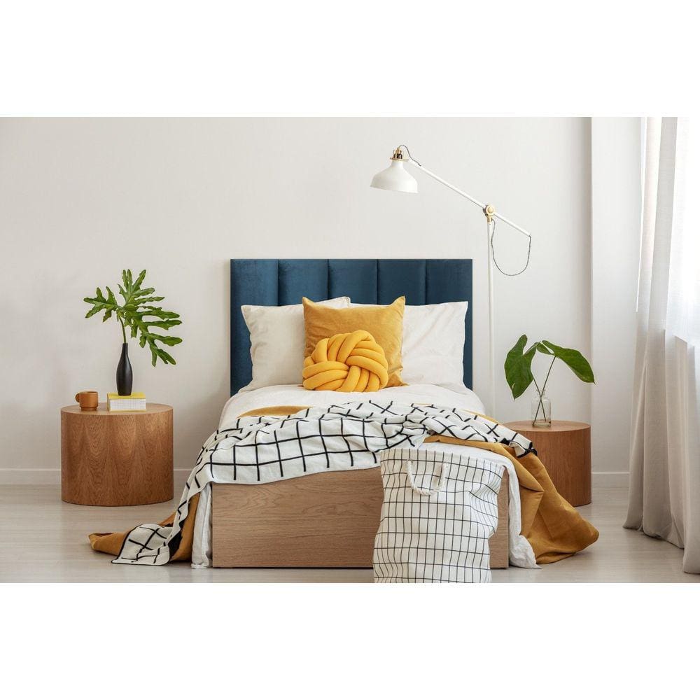 Kit 5 Placas Estofadas Cabeceira Cama Solteiro 20x60cm