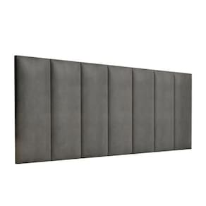 Kit 7 Placas Estofadas Cabeceira Cama Casal 20x60cm
