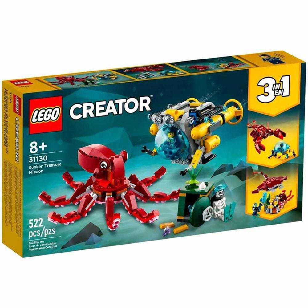 Lego creator 3 in 1 sets Pontofrio