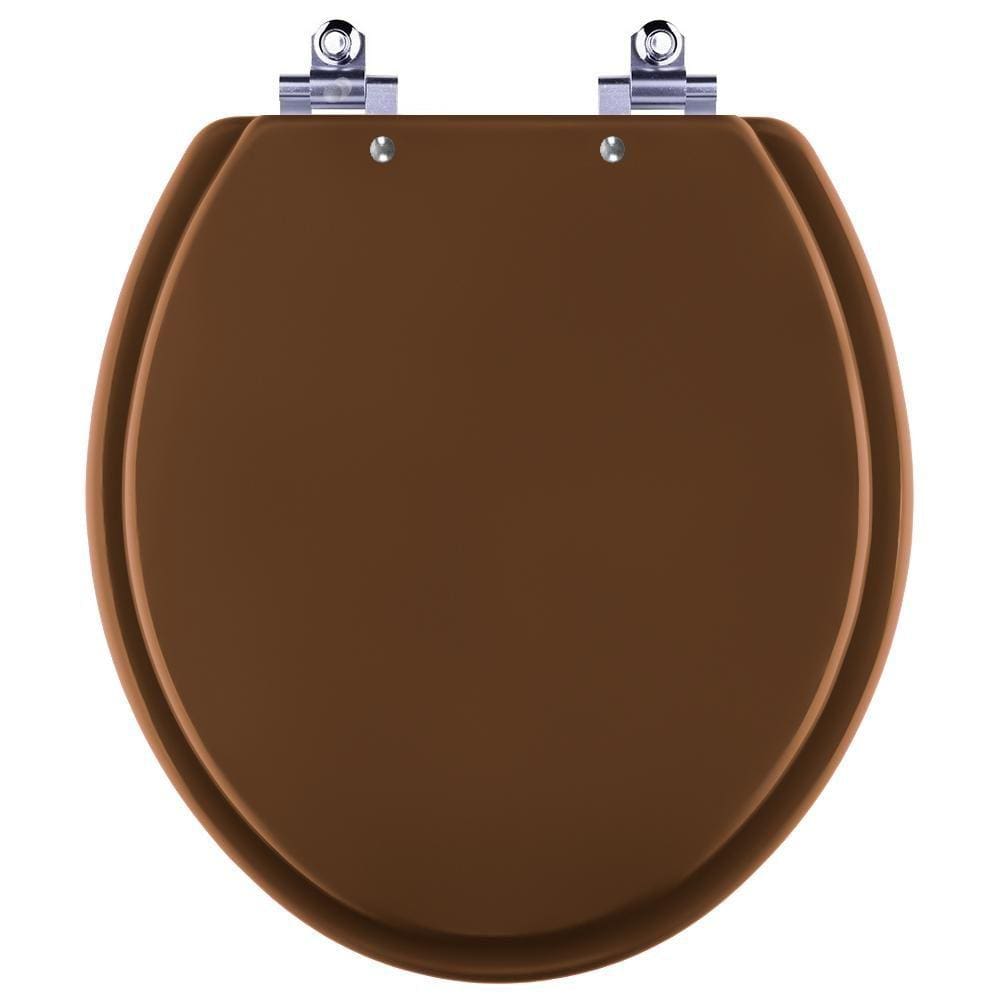 Assento Sanitário Laqueado Soft Close Fiore Ocre (Marrom) para vaso Incepa