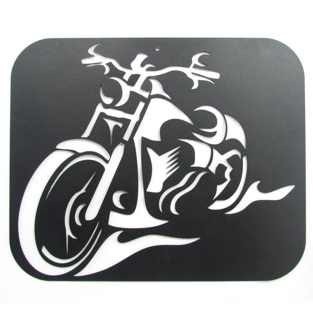 Quadro Chopper  38x32 Cm  Preto Lixa