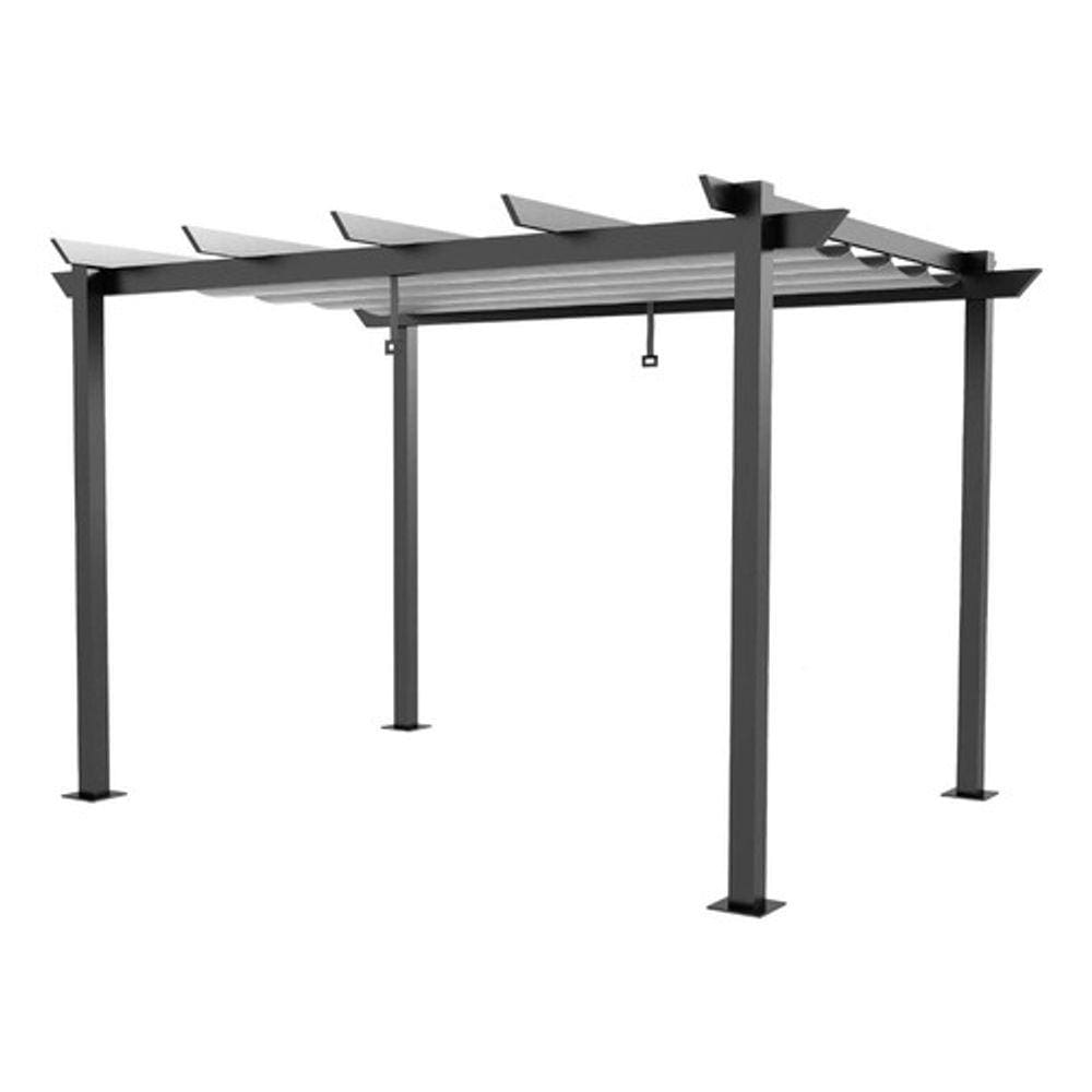 Pergolado Retrátil Alumínio E Poliester Tenda 4x2.8m - Malta