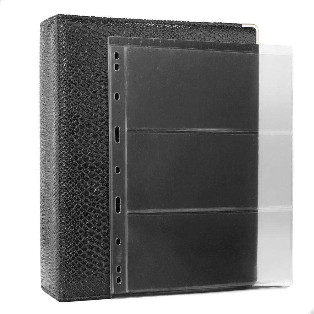 Álbum Fichário 40 Folhas Para Cédulas 3 Espaços 28x21 Cobra XL