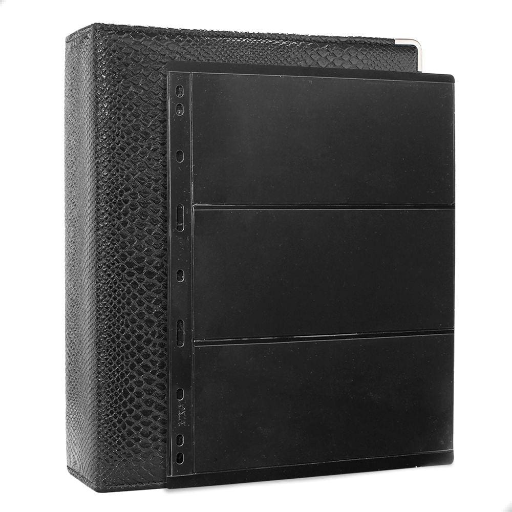 Álbum Fichário 40 Folhas Para Selos 3 Espaços 28x21 Cobra XL