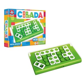 Jogo Tabuleiro Quebra-Cabeça Infantil Cilada Educativo Nova Edição Com Desafios Racíocinio