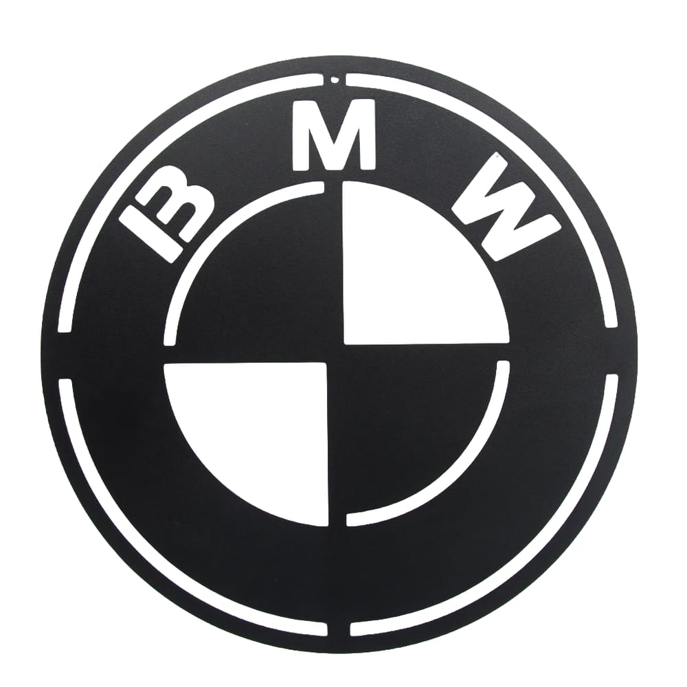 Quadro Bmw  38x38 Cm Preto
