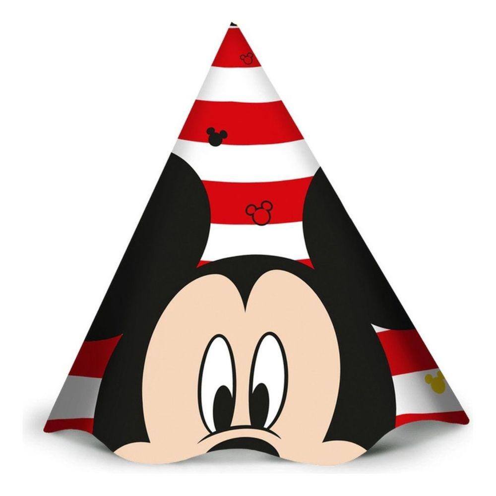 Kit Chapéu Para Festas Mickey 12 Unidades Aniversários