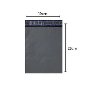 Embalagem Plástica Saco Autoadesivo 19x25 Preto 250 Unidades