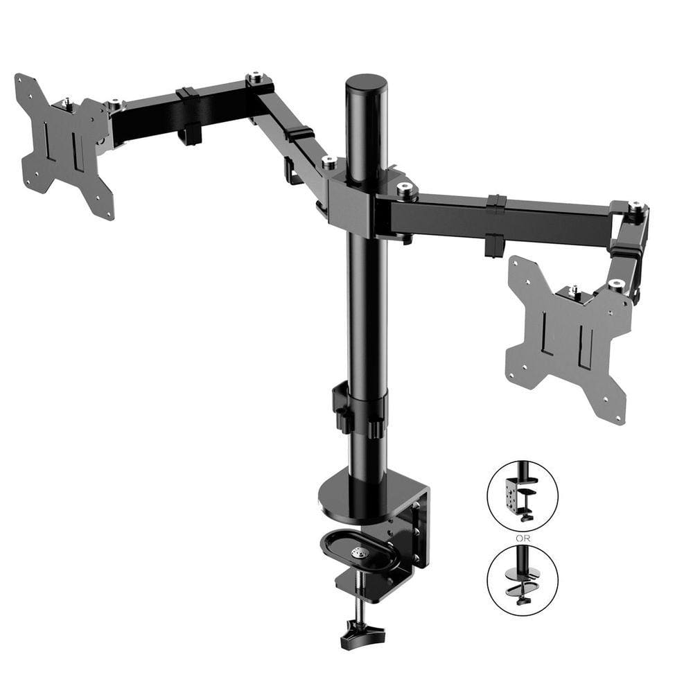 Suporte Articulado Para 2 Monitores 14" a 32" Suporta 10kg
