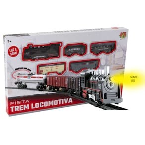 Brinquedo De Menino Trem Realista Com Luz E Som