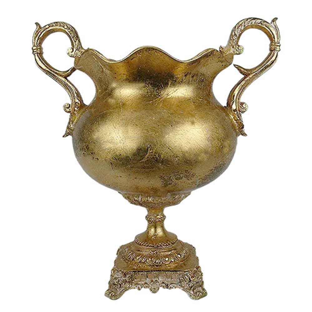Ânfora Decorativa Dourado - 45x40x27cm - 34607