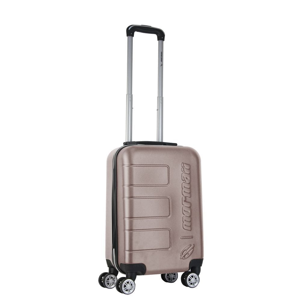 Mala de Bordo Abs para Viagem Mormaii Mor-1903 Cadeado Integrado Rodas Duplas Giro 360 Rose
