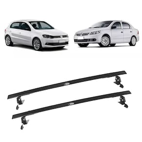 Rack Teto Aluminio Esporte Gol 4 Portas E Voyage G5 G6 G7