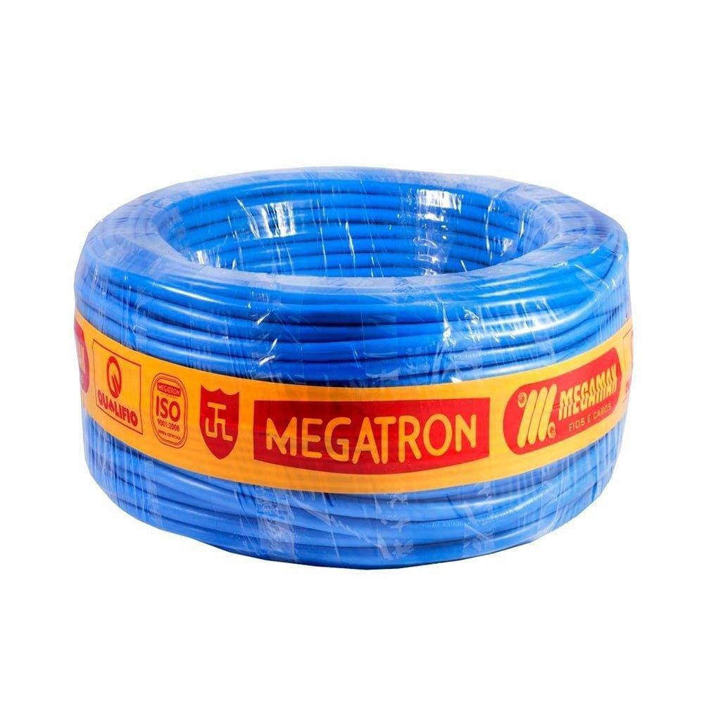 Cabo Flexível Megatron Hepr 0,6/1,0KV 10,00mmX100M Rolo Azul