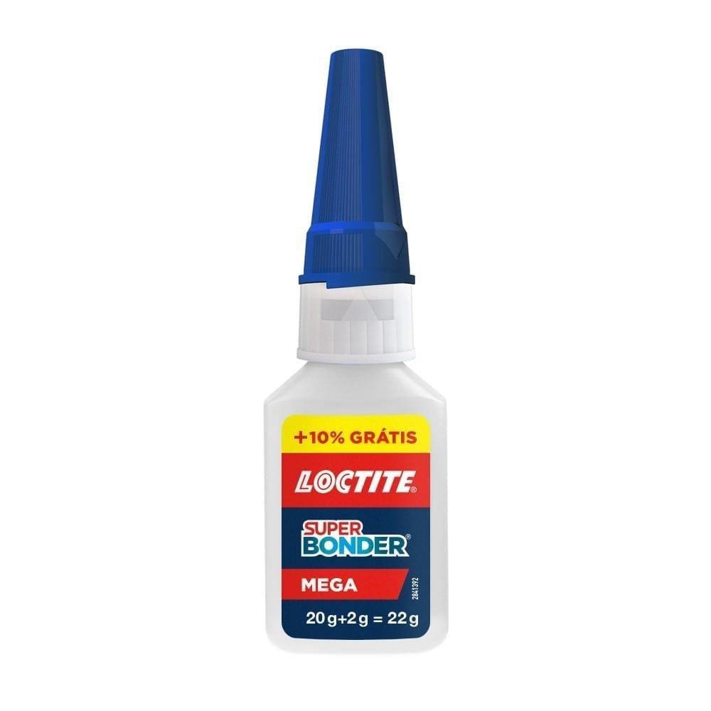 Cola Super Bonder Mega 22g - Embalagem com 16 Unidades