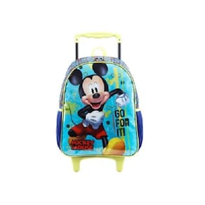 Mochila Escolar C/ Roda Personagem Mickey Mouse Nº 16 Xeryus