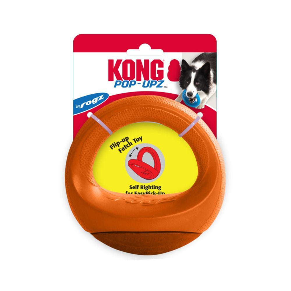 Brinquedo Interativo Kong Scuttle Pod Dispenser de Ração e Petiscos Para Cães - Laranja