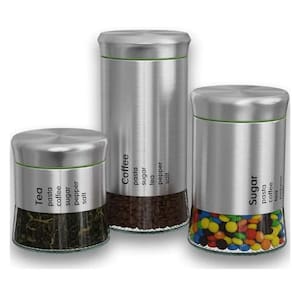 Conjunto Pote Hermético Inox 3 Peças Hauskraft