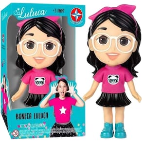 Boneca Luluca Youtuber Versão Luluquinha  20 cm - Estrela