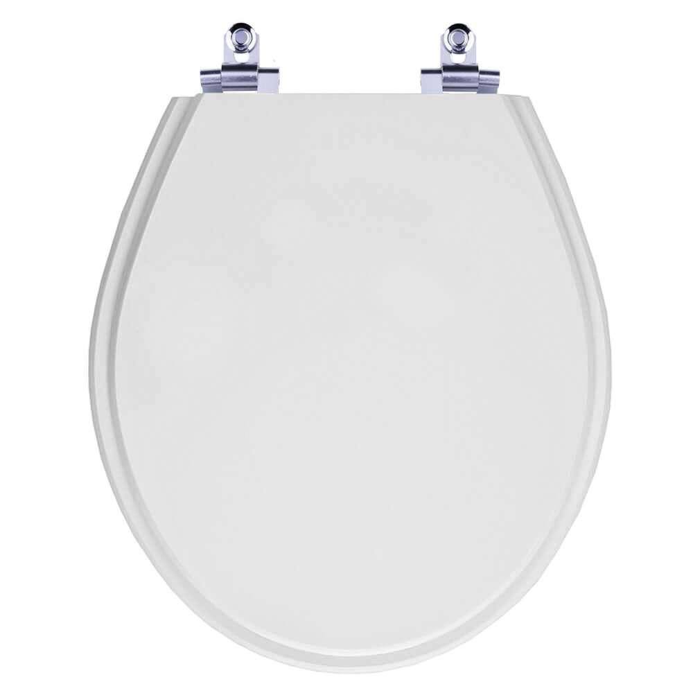 Assento Sanitário Laqueado Soft Close Ravena Cinza Real (Cinza Claro) para vaso Deca