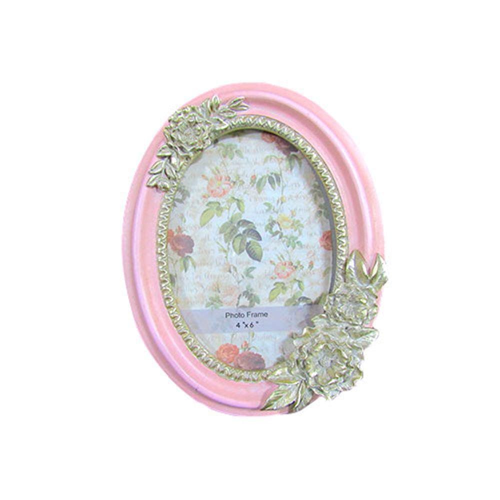 Porta Retrato Donzela Rosa - 19x15cm - 34163