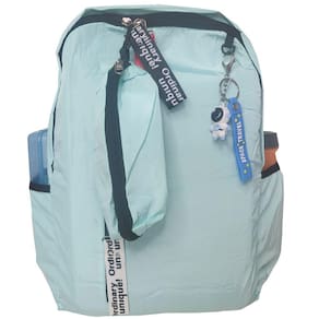 Mochila Escolar Feminina Kit Estojo e Chaveiro Verde ZC8006