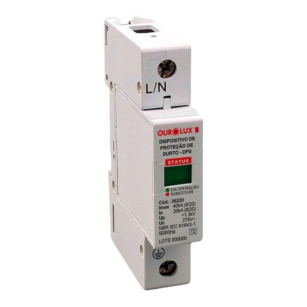 Dps Dispositivo Protecao Contra Surto Ourolux 1P 40Ka