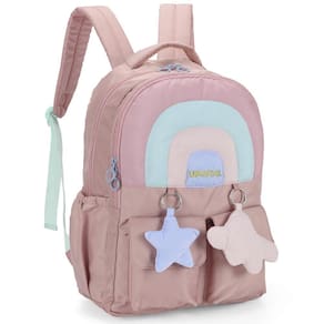 Mochila de Costas Luxcel Up4You Estrelas Rosa