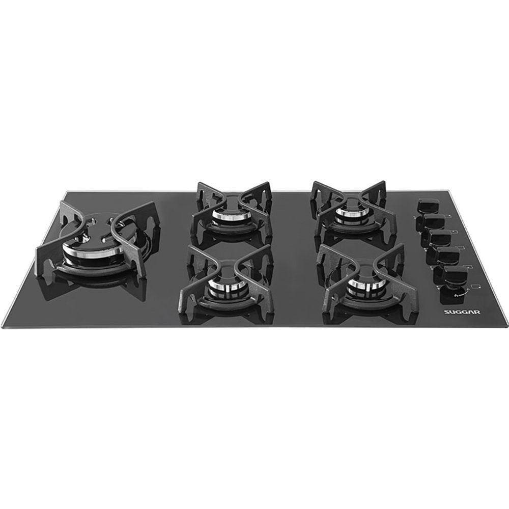 Cooktop Vidro Preto 5 Queimadores Fg5535fvp
