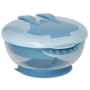Kit Refeição com Compartimento e Talheres Azul Buba 16247